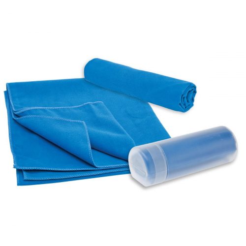 Sports Towel in Container Turquoise