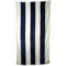 Striped Beach Towel navy white
