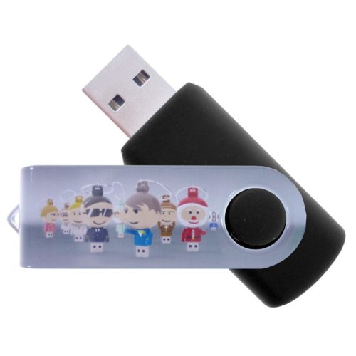 Swivel USB Flash Drive Direct Digital Print