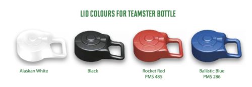 Teamster Drink Bottle Lid Colours