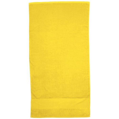 Terry Velour Towel Yellow