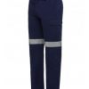 Y02575 Hard Yakka Cargo Drill Pant Taped NAV 1