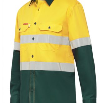 Hi Vis Cotton Drill or Polyester with Tape