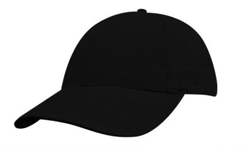 Youth Brushed Heavy Cotton Caps Black