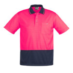 Syzmik Hi Vis Basic Spliced Short Sleeve Polo