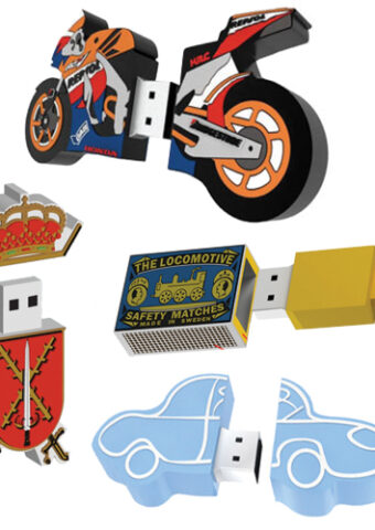 p 1318 2D Custom Shape USB Flash Drive