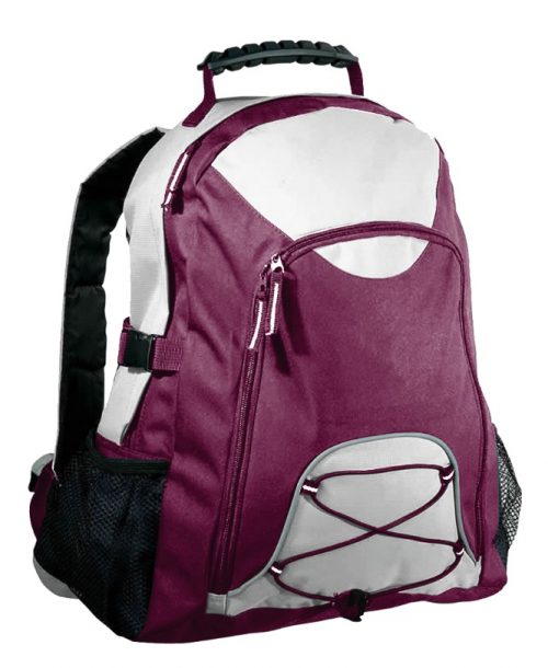 p 1479 Climber Backpack Maroon White
