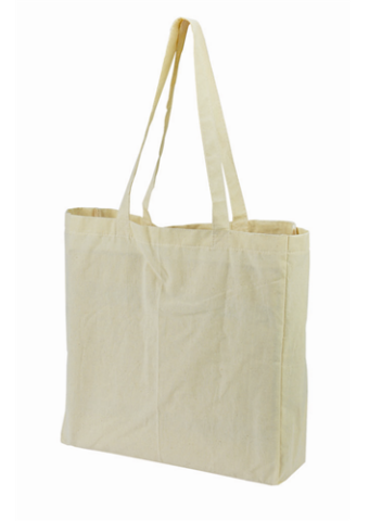 p 1781 Calico Bag with Gusset