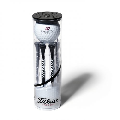 p 3328 Titleist 2 Ball Gift Tube