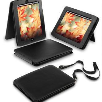 p 4053 Executive iPad Cover with Shoulder Strap