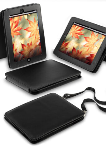 p 4053 Executive iPad Cover with Shoulder Strap