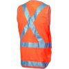 DNC Day/Night Cross Back Safety Vests with Tail