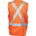 DNC Day/Night 100% Cotton Cross Back Safety Vests