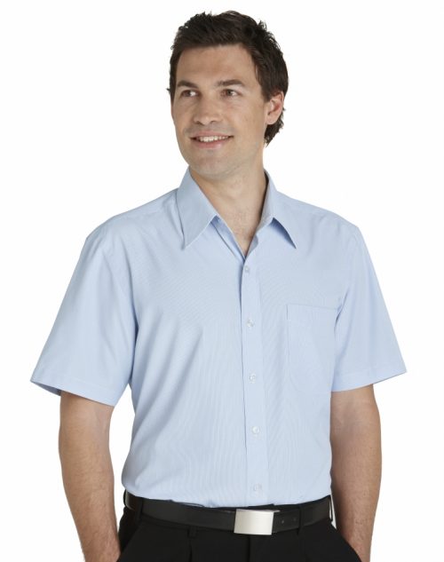 p 640 S251MS Blue Ambassador Short Sleeve Shirt