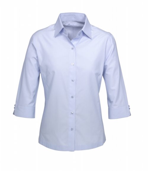 p 640 S29522 Blue Ambassador Ladies 3 4 Sleeve Shirt