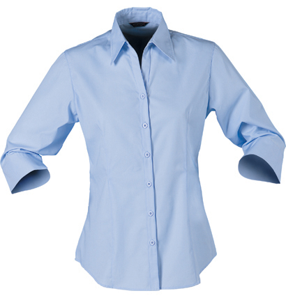 p 714 2126 paleblue The Nano Ladies 3 4 Sleeve Shirt