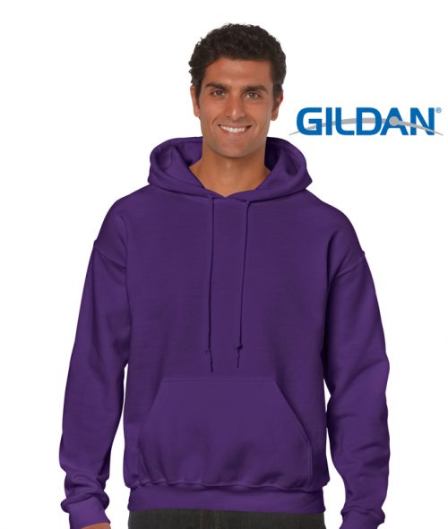 p 945 Gildan 18500 Heavy Blend Adult Hoodie Purple