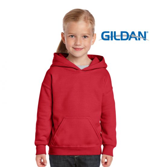 p 945 Gildan 18500B Heavy Blend Youth Hoodie Red