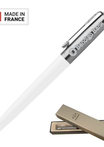 s0032940 Parker Jotter Originals Metal Ballpoint Pen white 1