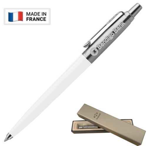 s0032940 Parker Jotter Originals Metal Ballpoint Pen white 1