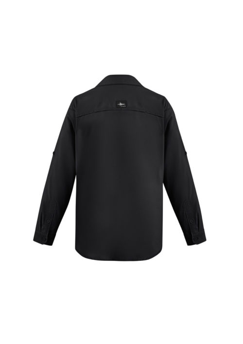 ZW460 Syzmik Outdoor LS Shirt Black Back