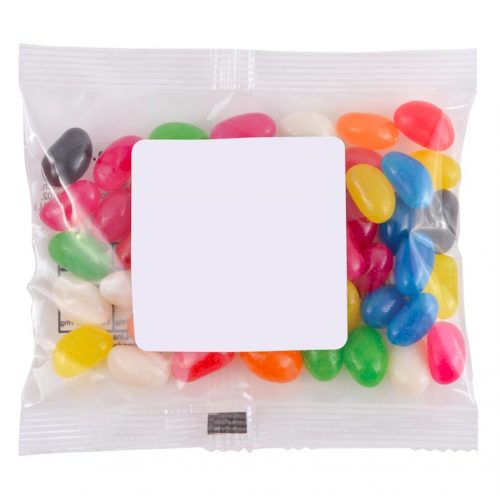 Assorted Colour Mini Jelly Beans in 50 Gram Cello Bag B