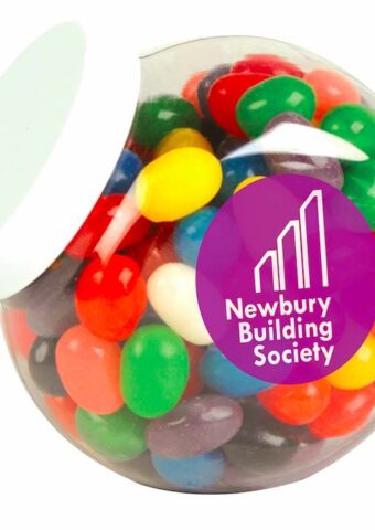 Assorted Colour Mini Jelly Beans in Container