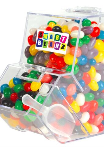 Assorted Colour Mini Jelly Beans in Dispenser