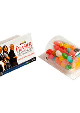 Biz Card Treats with Jelly Beans