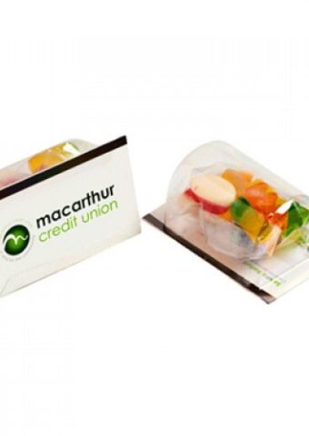Biz Card Treats with Mixed Lollies