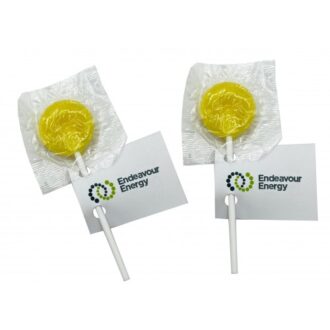 CC034F Small Branded Lollipops with Tag