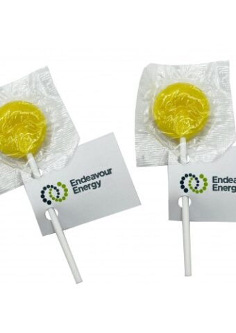 CC034F Small Branded Lollipops with Tag