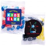 Corporate Colour Mini Jelly Beans in 50 Gram Cello Bag