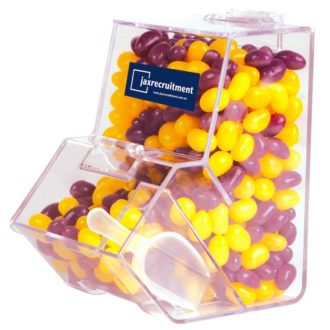 Corporate Colour Mini Jelly Beans in Dispenser