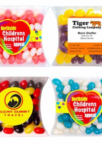 Corporate Colour Mini Jelly Beans in Pillow Pack