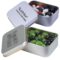 Corporate Colour Mini Jelly Beans in Silver Rectangular Tin