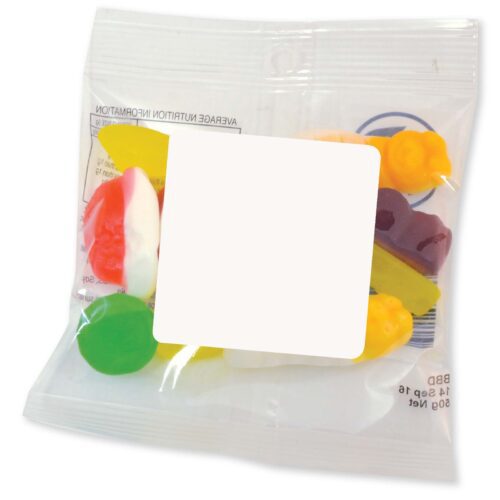 LL420 Assorted Jelly Party Mix in 50 Gram Cello Bag WhiteLabel