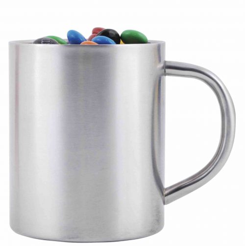 MMs in Double Wall Stainless Steel Barrel Mug 02