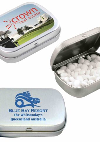 Sugar Free Breath Mints in Silver Tin 01