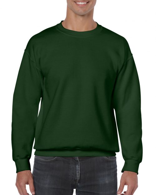 18000 Gildan® Heavy Blend Crewneck Sweatshirt Adult Forest Green Front