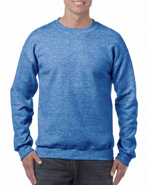 18000 Gildan® Heavy Blend Crewneck Sweatshirt Adult Heather Sport Royal