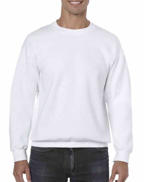 18000 Gildan® Heavy Blend Crewneck Sweatshirt Adult White