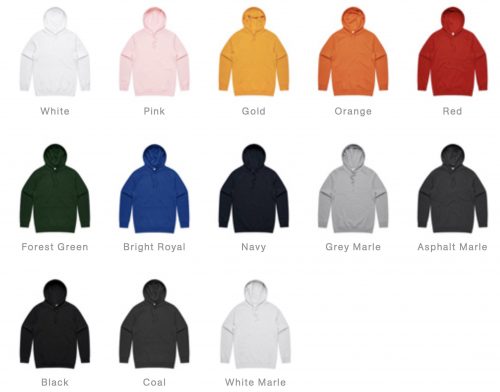 AS Colour 5101 Supply Hood Colours