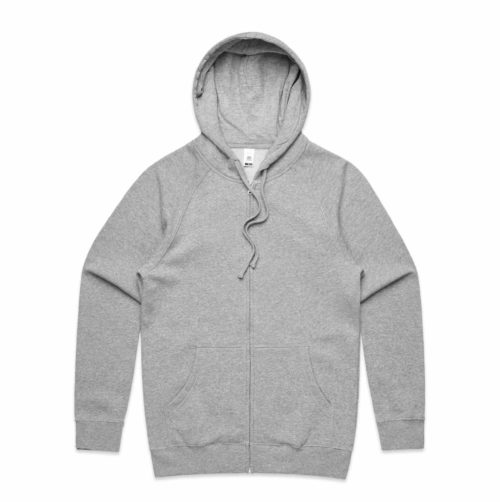 AS Colour Mens Official Zip Hood 5103 grey marle