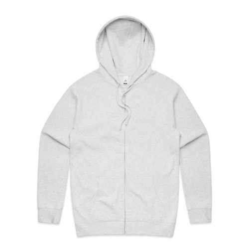 AS Colour Mens Official Zip Hood 5103 white marle