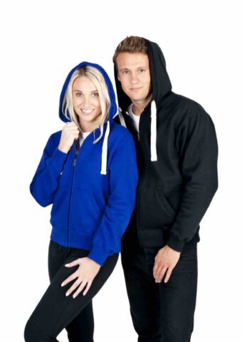 Brushed Heavy Fleece Zip Hoodies Main A