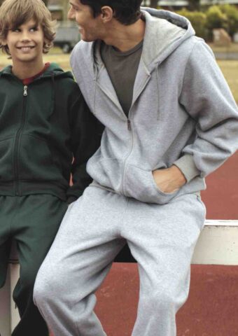 Zip Through Fleece Hoodies Adults Kids Main