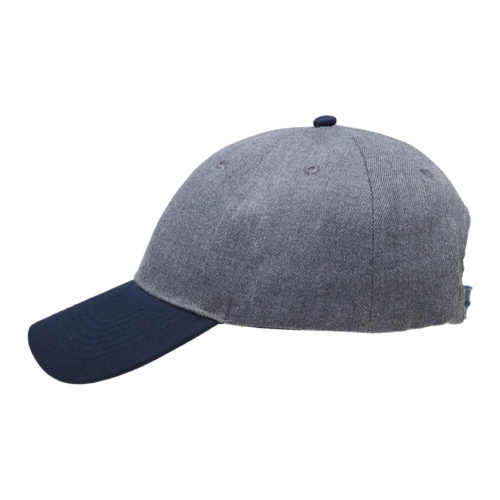 Curved Heather Cap 4399 Side