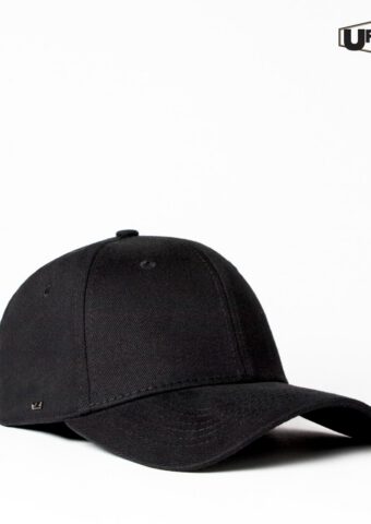 UFLEX Adults Pro Style 6 Panel Fitted Black Front