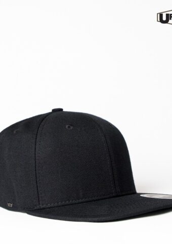 UFLEX Adults Snap Back 6 Black front